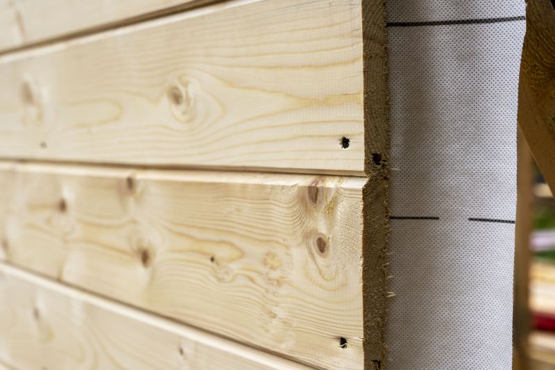 Pine Wood Siding installation